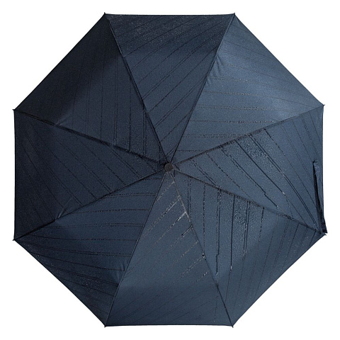 Складной зонт Magic с проявляющимся рисунком, темно-синий - рис 2.