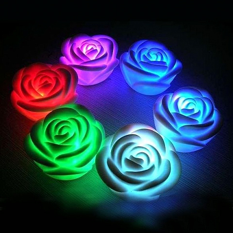 LED мини-светильник Роза
