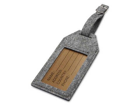 Багажная бирка Tie - Серый