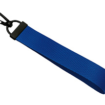 Ремувка с черным карабином Summit, 2 см, синий/черный