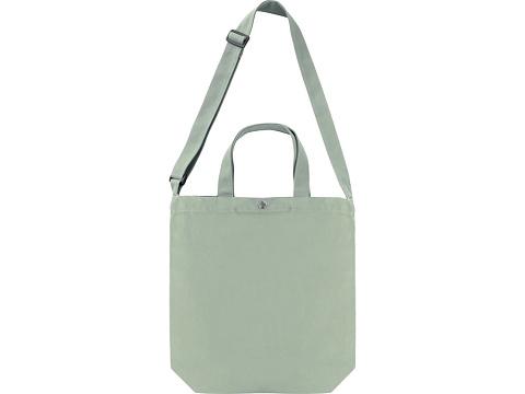 Сумка Helfer из хлопка на кнопке с регулирующейся лямкой, оливковый - рис 5.