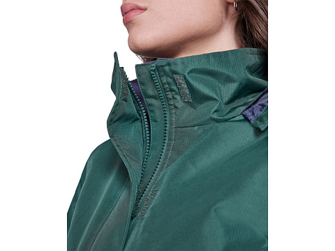 Парка утепленная America женская, бутылочный зеленый - рис 7.