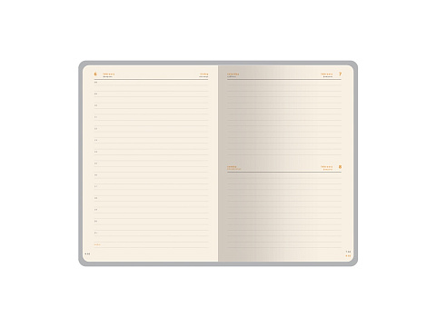 Ежедневник А5 датированный Boston 2026, черный с салатовым обрезом - рис 11.