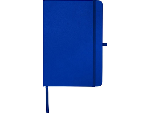Teak блокнот А5 из переработан. материала в твердой обложке с линован. страницами - Ярко-синий - рис 2.