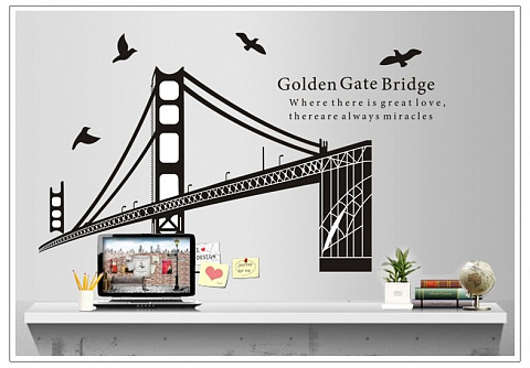 Декоративная наклейка "Bridge" - рис 2.