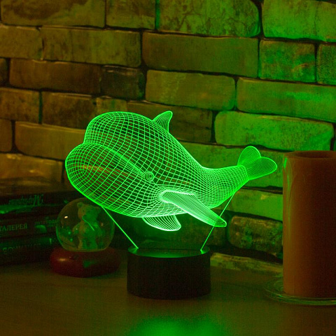 3D светильник Кит - рис 2.