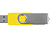 Флеш-карта USB 2.0 8 ГБ Флэш С1, желтый - миниатюра - рис 4.