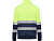 Свитшот ворот на молнии Spica, нэйви/неоновый желтый - миниатюра - рис 2.
