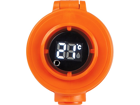 Вакуумная термокружка Waterline с медной изоляцией Bravo, 400 мл, тубус, оранжевый - рис 6.