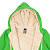 Толстовка унисекс на молнии Sherpa 280, ярко-зеленая - миниатюра - рис 4.