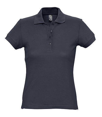Рубашка поло женская Passion 170, темно-синяя (navy) - рис 2.