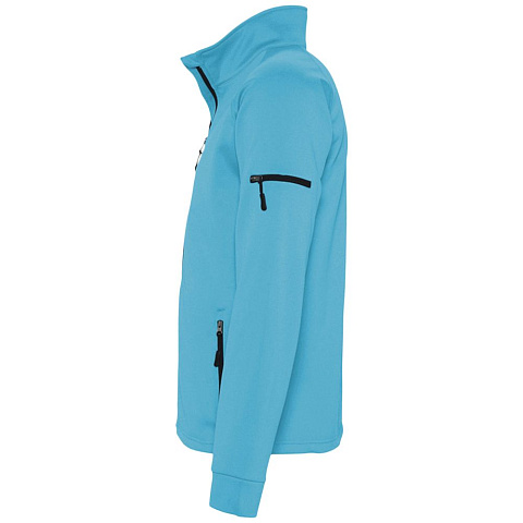 Куртка флисовая мужская New Look Men 250, бирюзовая - рис 4.