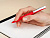Ручка шариковая Pin Soft Touch, красная - миниатюра - рис 7.