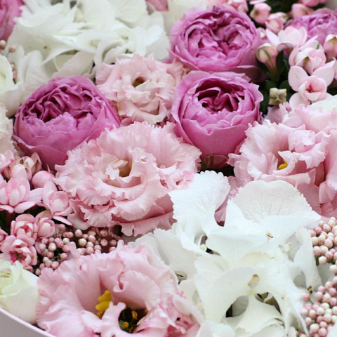 Набор цветов с макарунами Pink XL - рис 2.