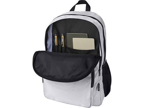 Рюкзак для ноутбука Trend Plus 15GRS из переработанного материала объемом 20 литров, серый - рис 6.