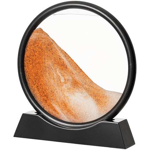 Песочная картина-антистресс Pleasantville, черная с оранжевым - рис 4.