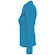 Футболка женская с длинным рукавом Majestic, голубая - миниатюра - рис 4.