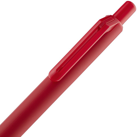 Ручка шариковая Cursive Soft Touch, красная - рис 6.