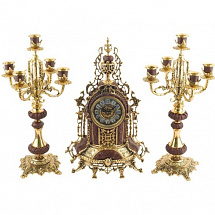 Интерьерные часы с подсвечниками Герцог