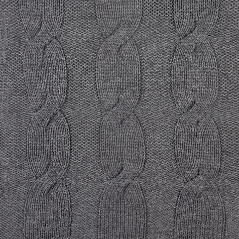 Плед Snefald, серый (маренго меланж) - рис 4.