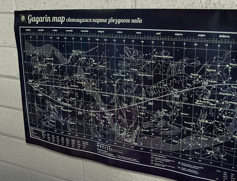 Карта звездного неба "Гагарин" (светится в темноте) - рис 4.