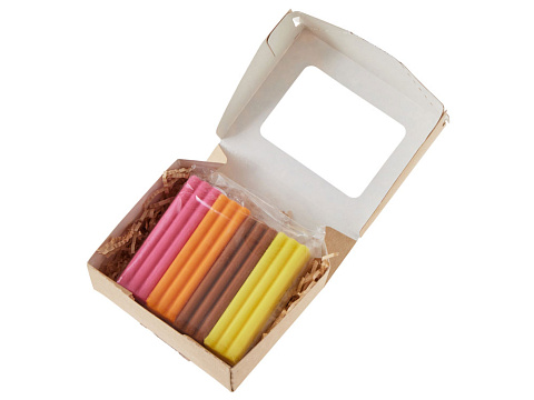 Набор Съедобный пластилин 4 кусочков (без ножа) - рис 4.