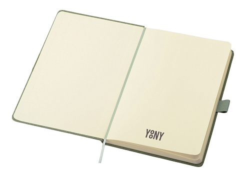 Блокнот А5 Snow Hard твердая обложка, 80 листов 70 гр/м2, зеленый - рис 2.