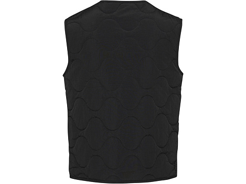 Quartz утепленный жилет унисекс из переработанного материала GRS - сплошной черный - рис 3.