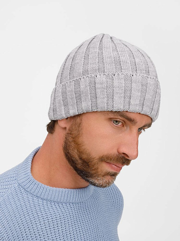 Шапка Metelitsa, серебристо-серый меланж - рис 5.