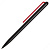 Шариковая ручка GrafeeX в чехле, черная с красным - миниатюра