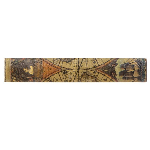Деревянная коробка "Карта мира" (19х30 см) - рис 3.