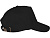 Бейсболка Мемфис 230 5-панельная, цвет черный - миниатюра - рис 2.