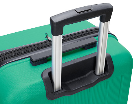 Чемодан TORBER В Отпуск, ярко-бирюзовый, полипропилен, 65,5 х 43,5 х 26 см, 62 л - рис 3.