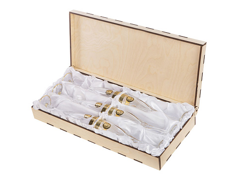 Набор бокалов для шампанского «Львиная сила» - рис 4.