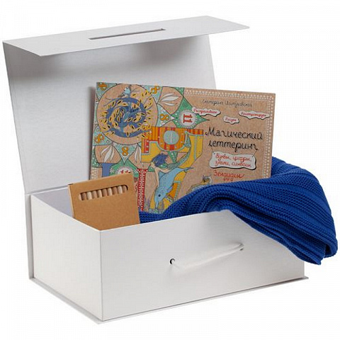 Коробка для подарков с ручкой (33см), 6 цветов - рис 23.