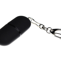 Флешка Goutte Soft-touch на 64 Гб, черный