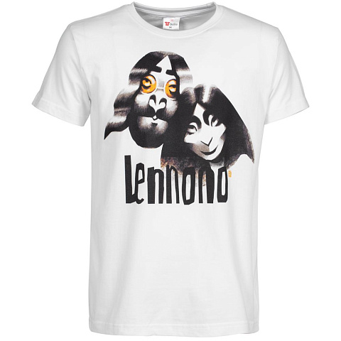 Футболка «Меламед. John Lennon, Yoko Ono», белая - рис 3.