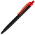 Ручка шариковая Prodir QS01 PRT-P Soft Touch, черная с красным - миниатюра