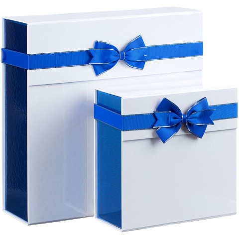 Коробка Gallant, L, белая с синим - рис 7.