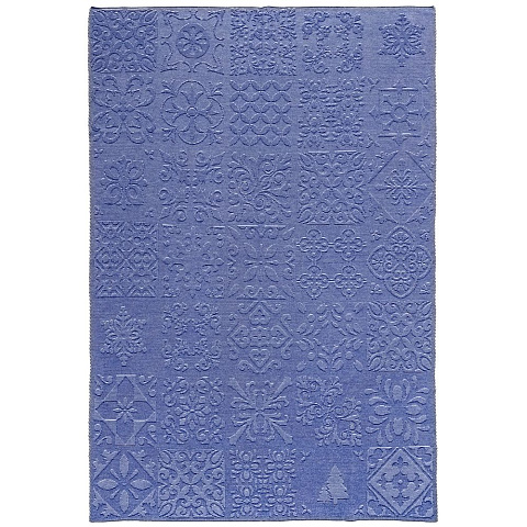 Плед Ornamental, синий - рис 3.