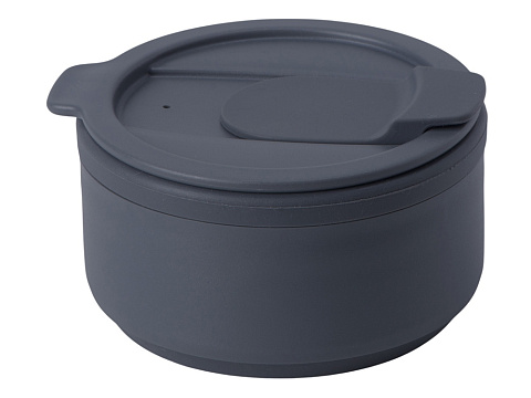 Силиконовый складной стакан GoCup, темно-серый - рис 4.