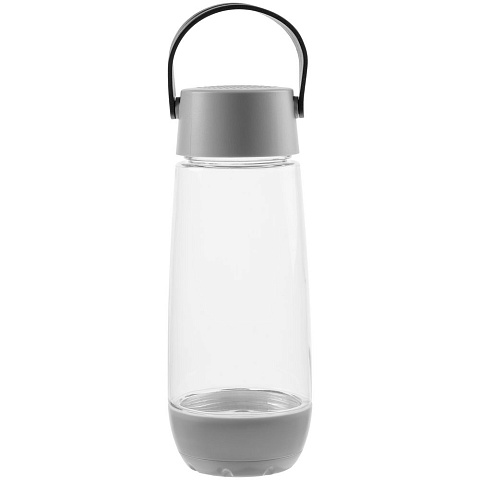 Бутылка для воды Torsta Light с колонкой и светильником, серая - рис 3.