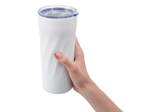 Подарочный набор FAMILY с термосом и термокружкой, белый - рис 4.