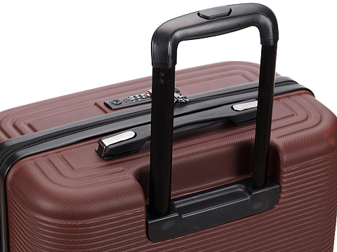 Чемодан TORBER Onego, бордовый, ABS-пластик, 79,5 х 51 х 29 см, 103 л - рис 6.
