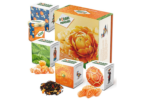 Подарочный набор с чаем и сладостями ПодариМандари (Р)