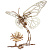 Механическая бабочка Ugears - миниатюра