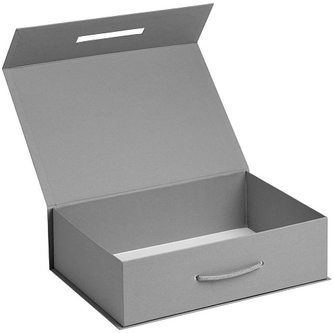 Коробка Case, подарочная, серая матовая - рис 3.