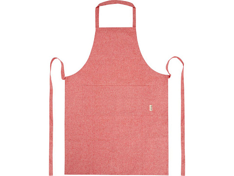 Pheebs 200 g/m2 recycled cotton apron, красный яркий - рис 2.