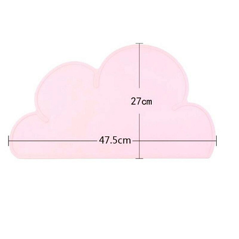 Силиконовая салфетка под тарелку Облако (48х27 см) - рис 9.