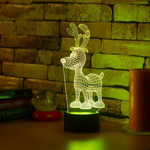 3D лампа Оленёнок - рис 6.
